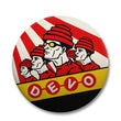 Load image into Gallery viewer, Devo giant 3D pin badge by Tape Deck Art at Oi Oi The Shop