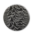 Load image into Gallery viewer, Joy Division Unknown Pleasures giant 3D pin badge by Tape Deck Art at Oi Oi The Shop