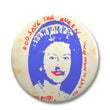 Load image into Gallery viewer, Sex Pistols God Save the Queen giant 3D pin badge by Tape Deck Art at Oi Oi The Shop