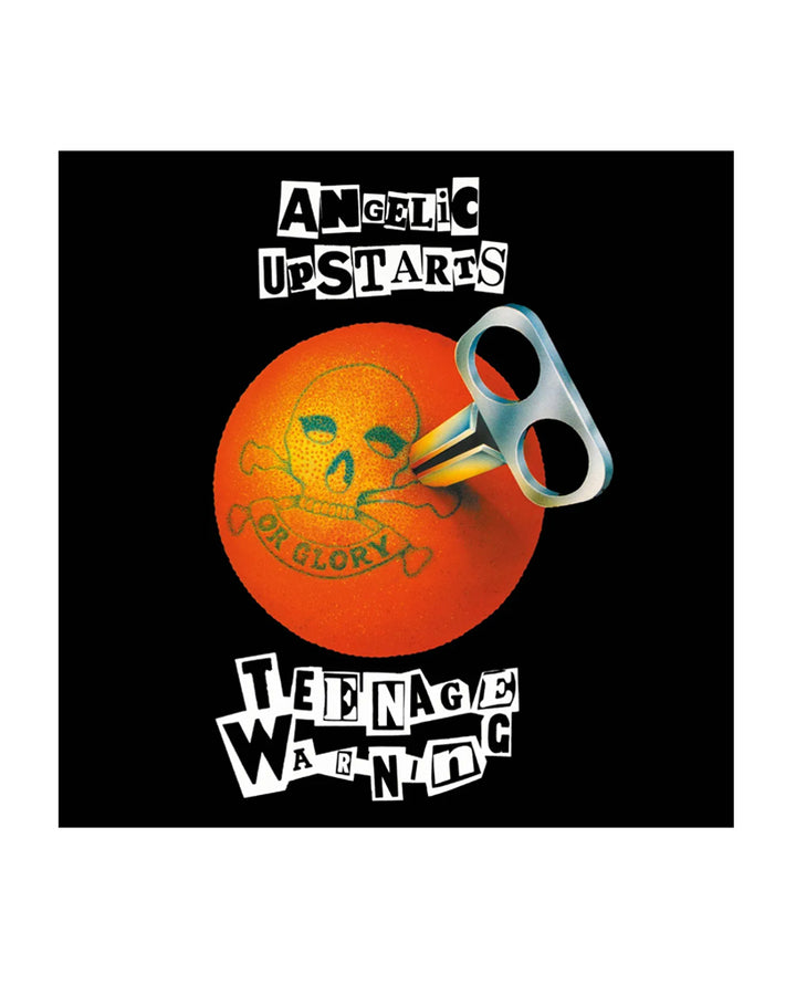 Teenage Warning LP by Angelic Upstarts for Captain Oi! in orange vinyl at Oi Oi The Shop