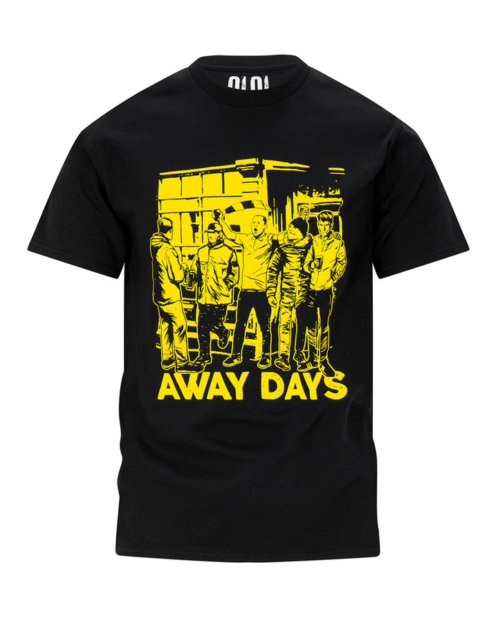 Away Days black yellow Borussia Dortmond t-shirt at Oi Oi The Shop