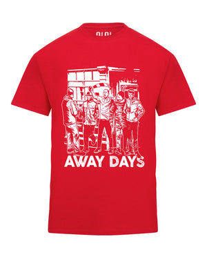 Away Days red white Arsenal t-shirt at Oi Oi The Shop