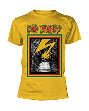 Bad Brains Capital Strike yellow t-shirt at Oi Oi The Shop