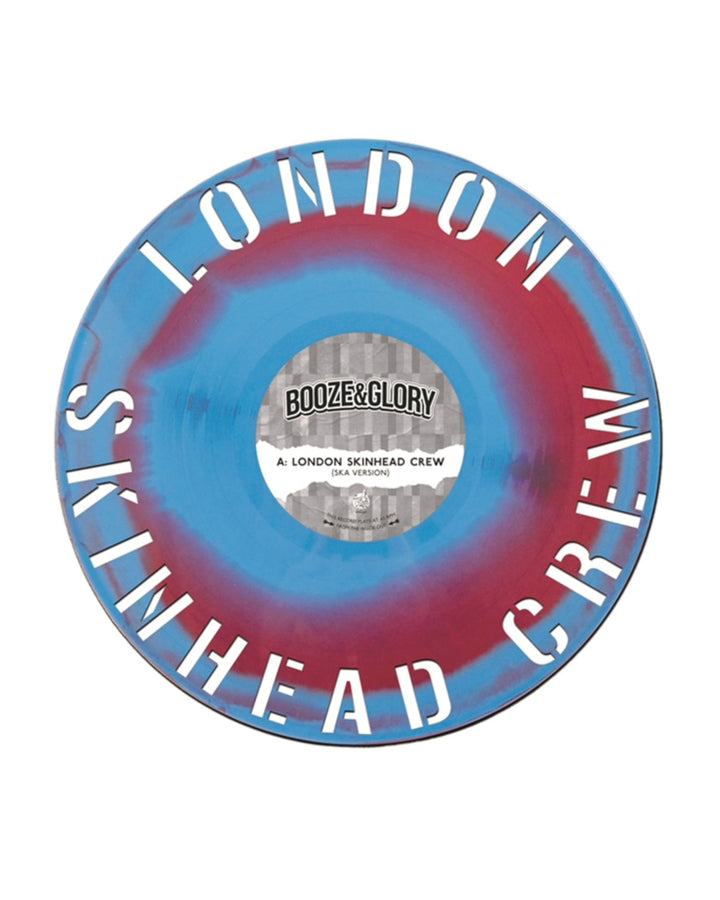 London Skinhead Crew claret and blue vinyl by Booze & Glory at Oi Oi The Shop