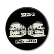 Load image into Gallery viewer, Sex Pistols Giant 3D pin badge Pretty Vacant design by Tape Deck Art at Oi Oi The Shop
