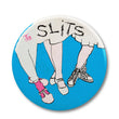 Load image into Gallery viewer, The Slits giant pin badge by Tony Dennis Tape Deck Art at Oi Oi The Shop
