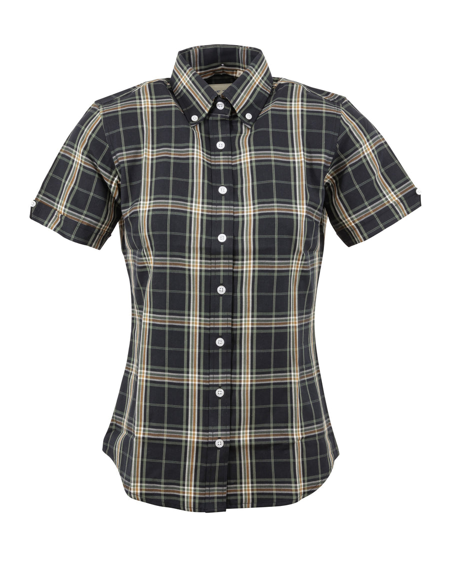 LSS STCK 24 women's button-down check shirt by Relco at Oi Oi The Shop (1)