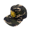 Load image into Gallery viewer, Oi! Laurel camouflage snapback baseball cap with yellow embroidery by Oi Oi The Shop (1)
