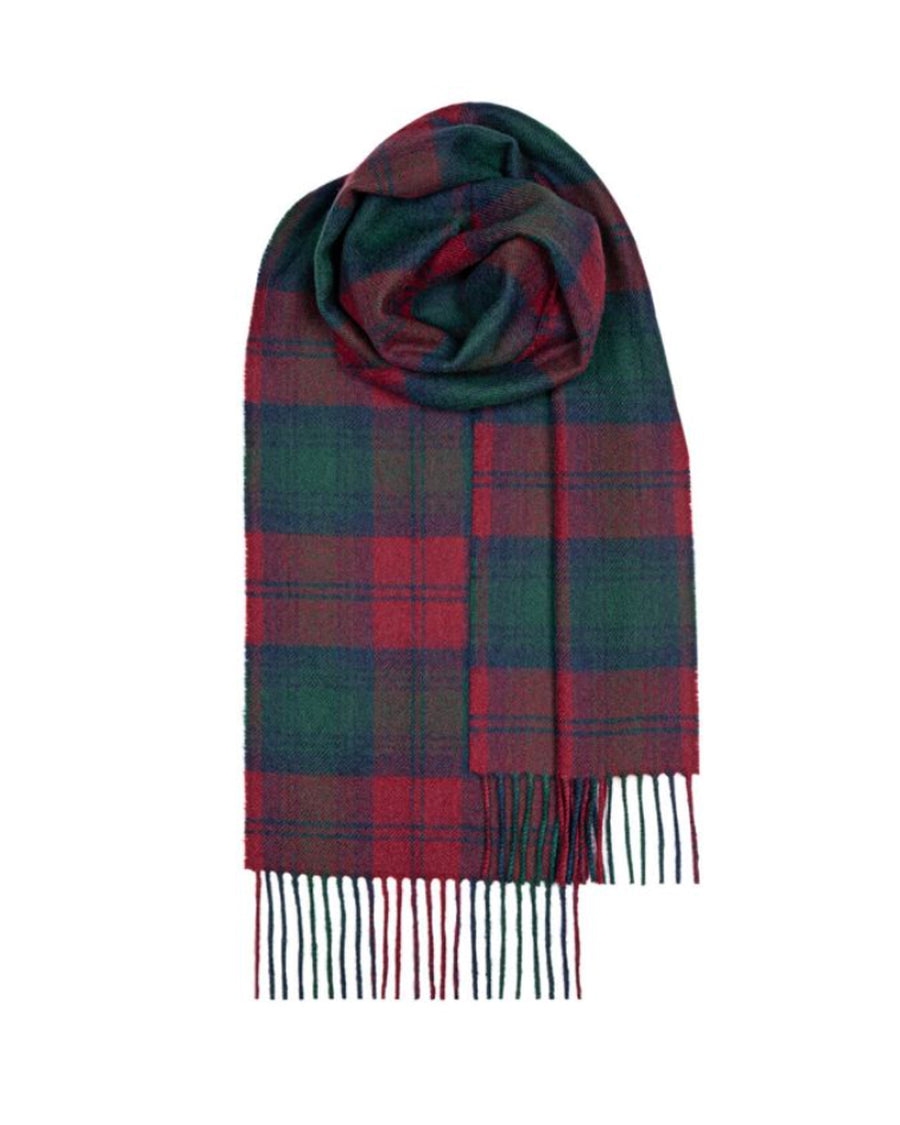 Lindsay Modern tartan wool scarf by Lochcarron at Oi Oi The Shop