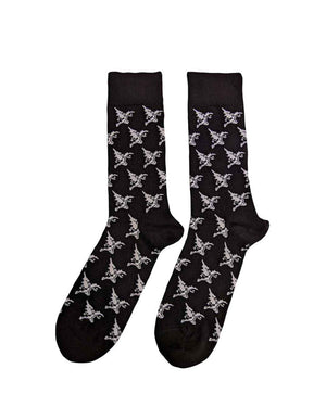 Black Sabbath Demon pattern socks at Oi Oi The Shop in Camden
