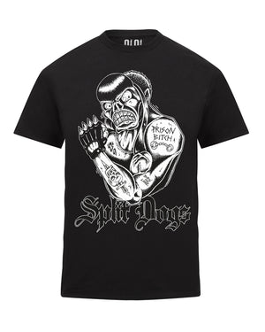 Prison Bitch men's t-shirt by Split Dogs at Oi Oi The Shop