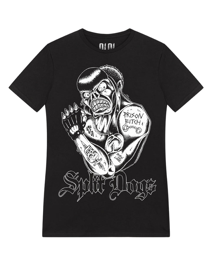 Prison Bitch women's t-shirt from Split Dogs at Oi Oi The Shop