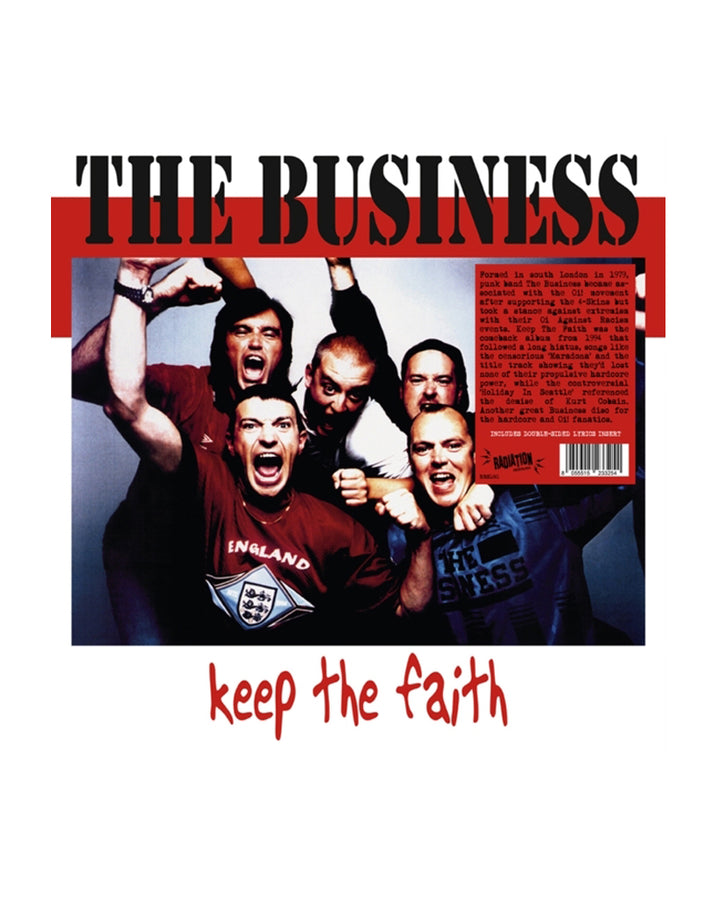 Keep The Faith LP by The Business at Oi Oi The Shop