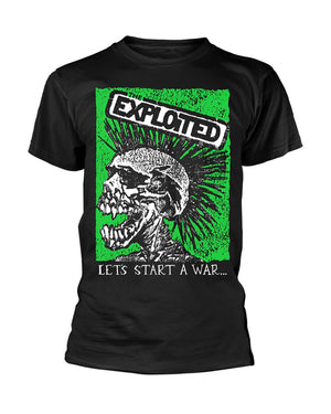Let's Start a War Skull t-shirt by The Exploited at Oi Oi The Shop
