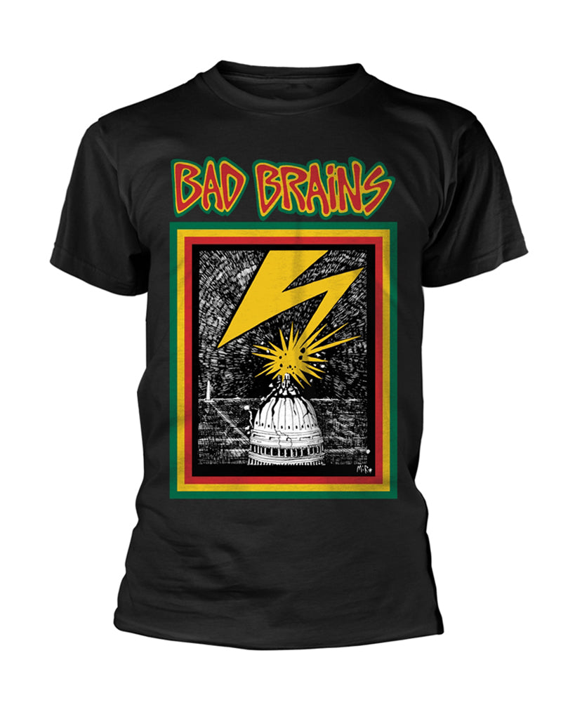 BAD BRAINS CAPITAL STRIKE BLACK TEE