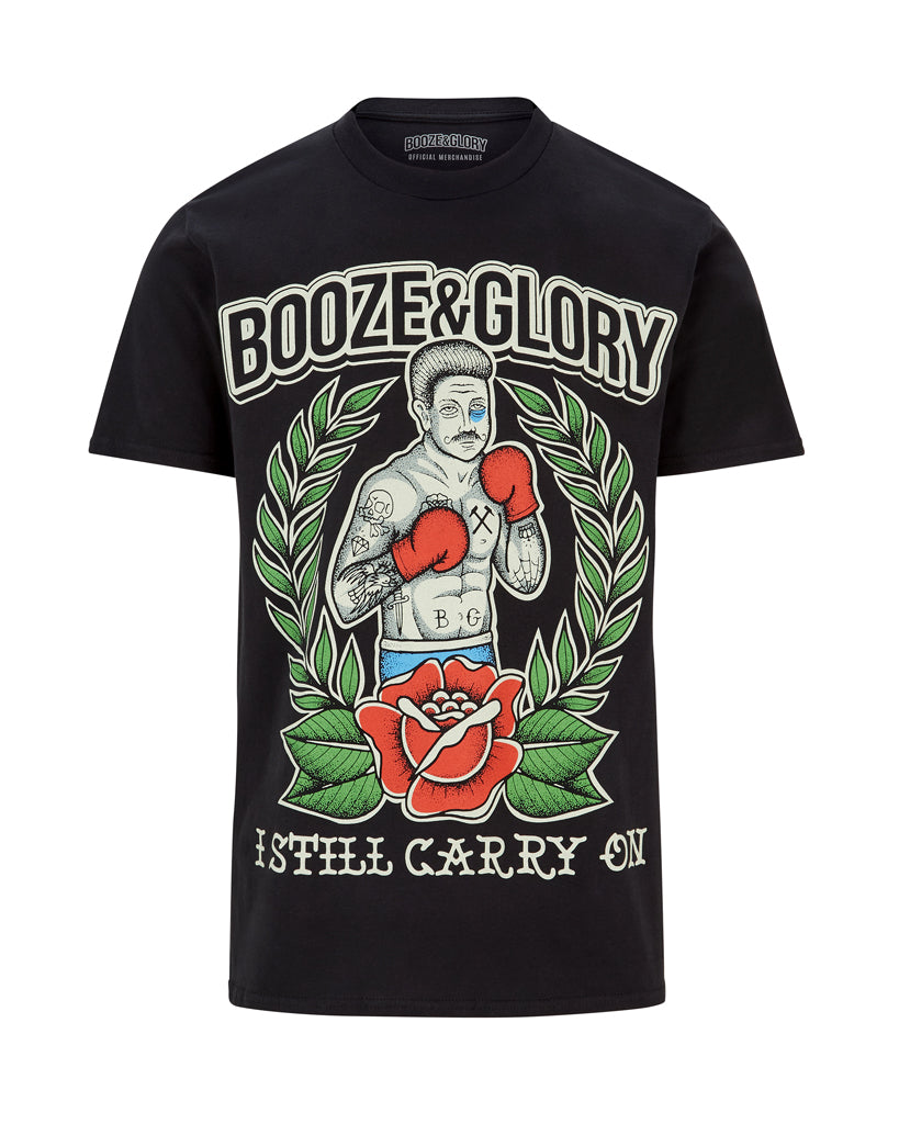 BOOZE & GLORY BOXER TEE