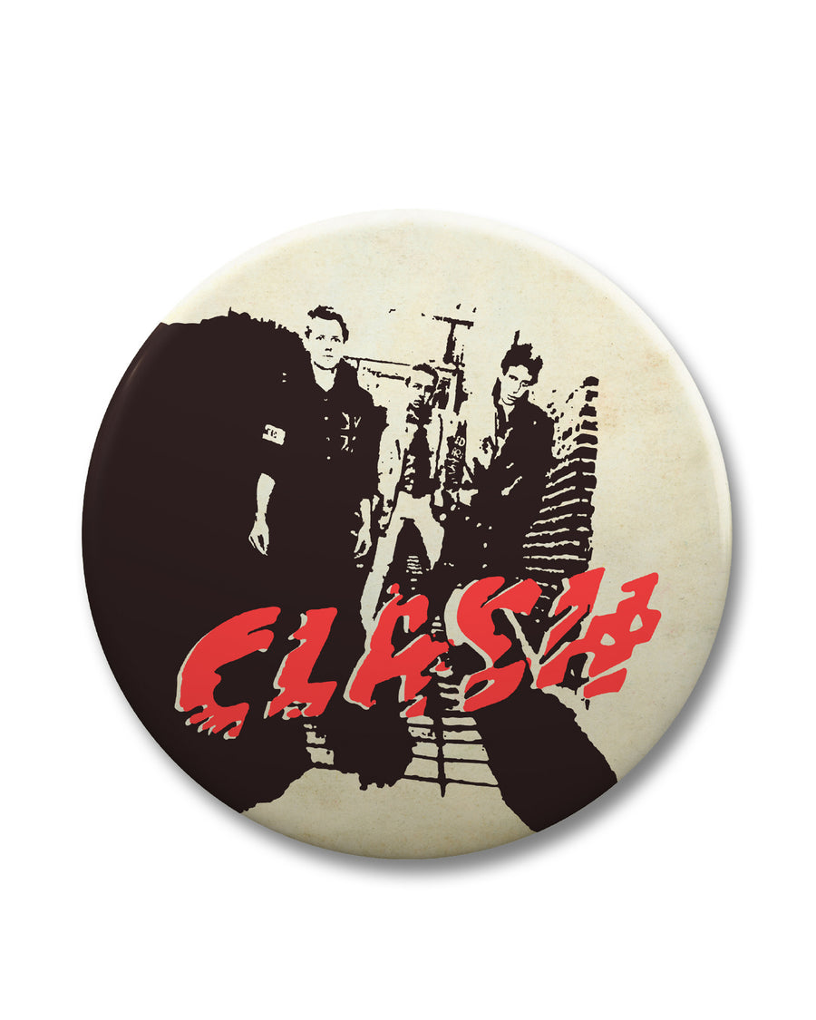 The Clash giant 3D pint badge by Tape Deck Art at Oi Oi The Shop