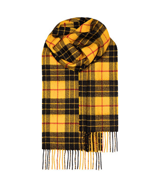 MacLeod dress modern yellow tartan scarf by Lochcarron at Oi Oi The Shop