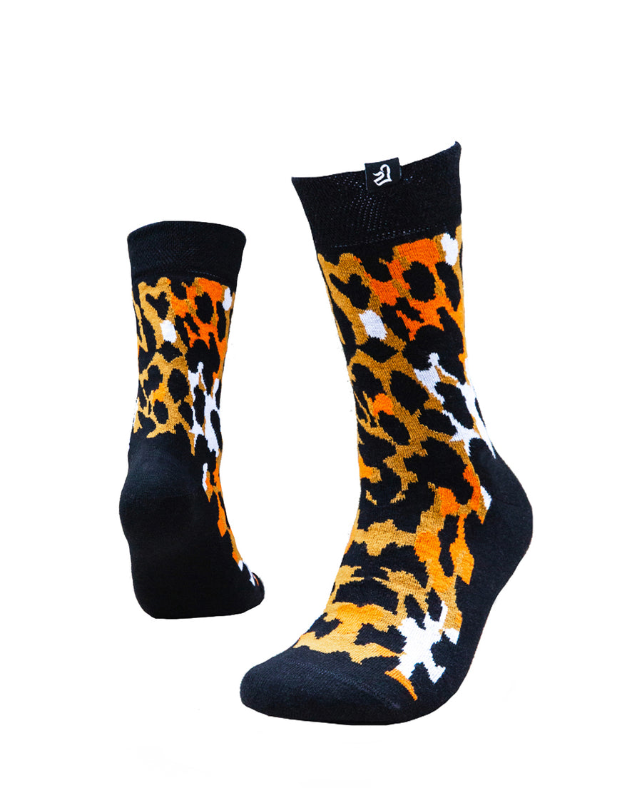 Socks kings road leopard print by London Sox at Oi Oi The Shop