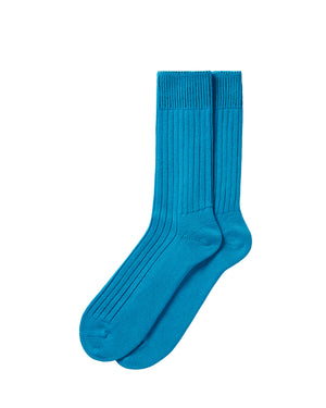 Bradford wool socks turquoise at Oi Oi The Shop