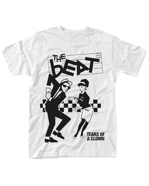 THE BEAT TEARS OF A CLOWN MEN'S WHITE TEE