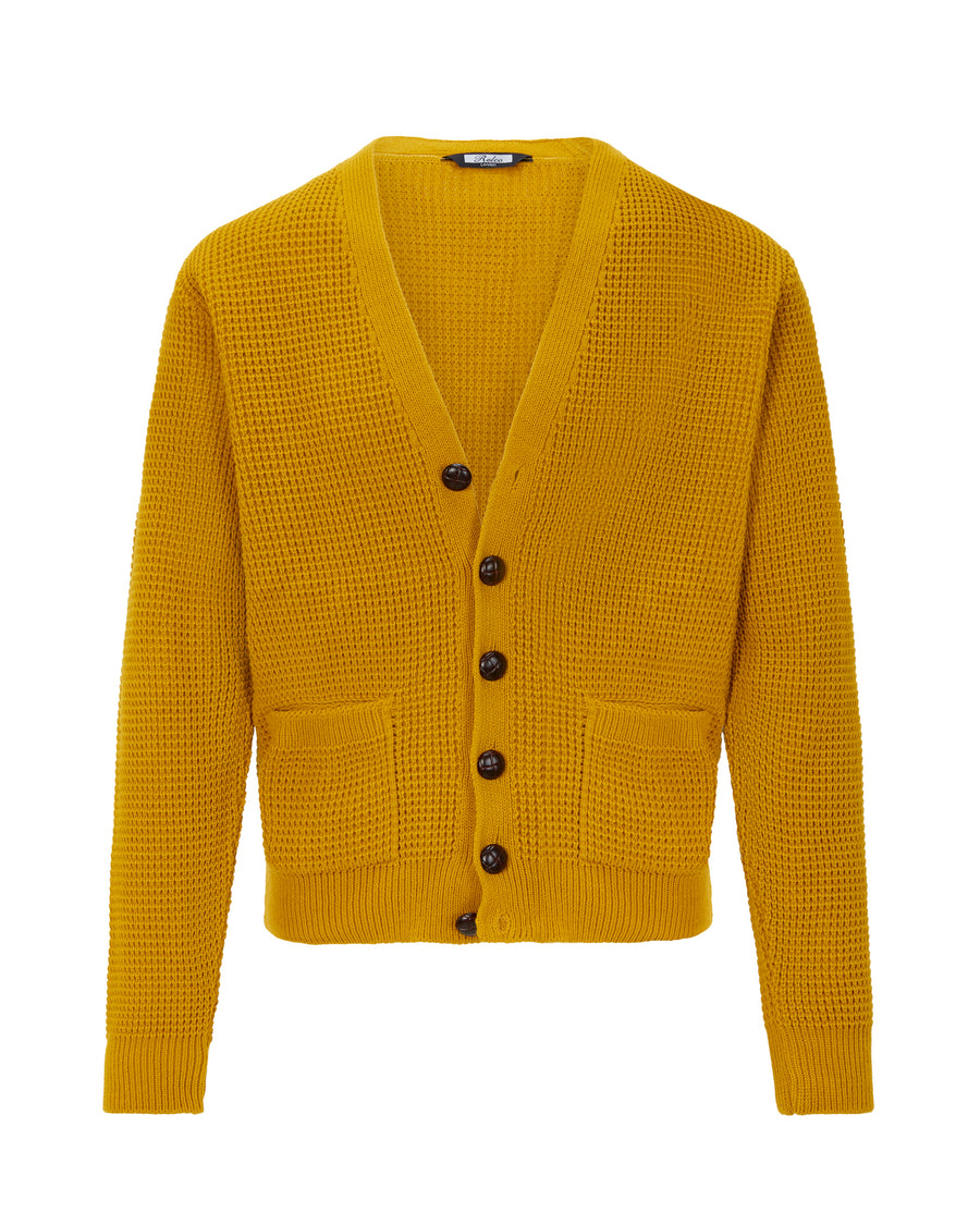 1960s classic: Waffle Cardigan by Trickett - His Knibs
